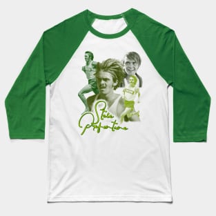 Retro Steve Prefontaine Tribute Baseball T-Shirt